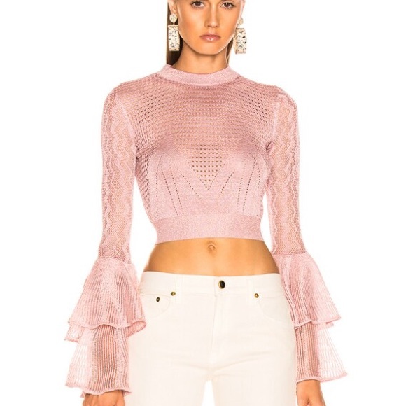 SELF-PORTRAIT CROP TOP - Picture 2 of 4